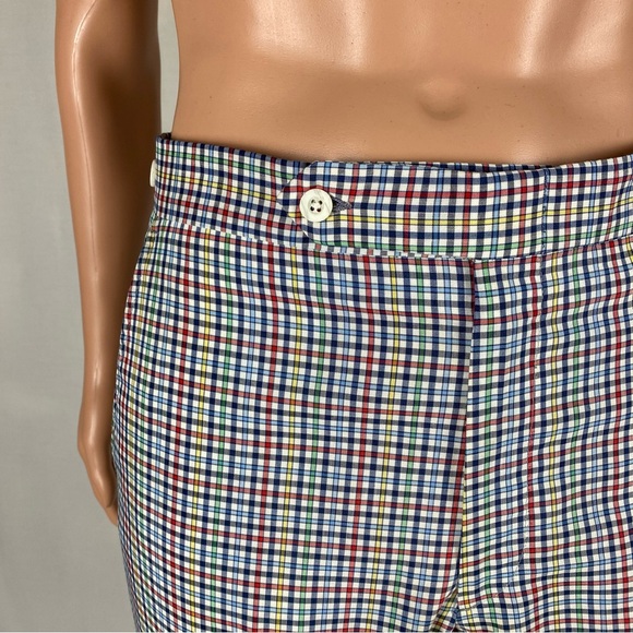 VTG resort pants multi plaid size 34/32 - Picture 5 of 6